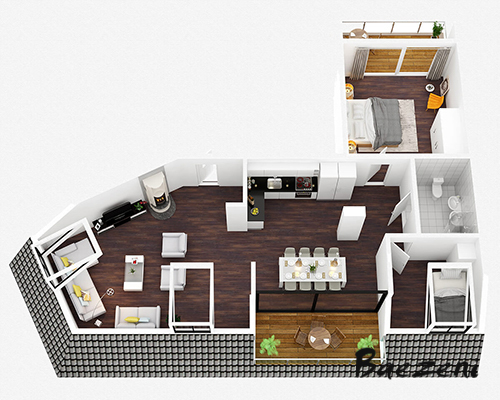 3D Premium floor plan • (2013)