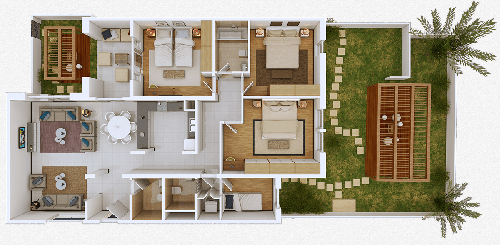 3D Premium floor plan • (2015)